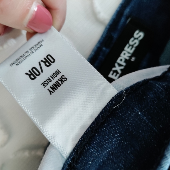 Skinny high rise denim from Express size 0 - Picture 6 of 6